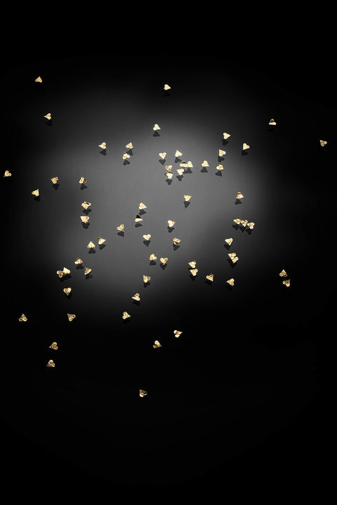 23K Gold Herzen – 2×2mm